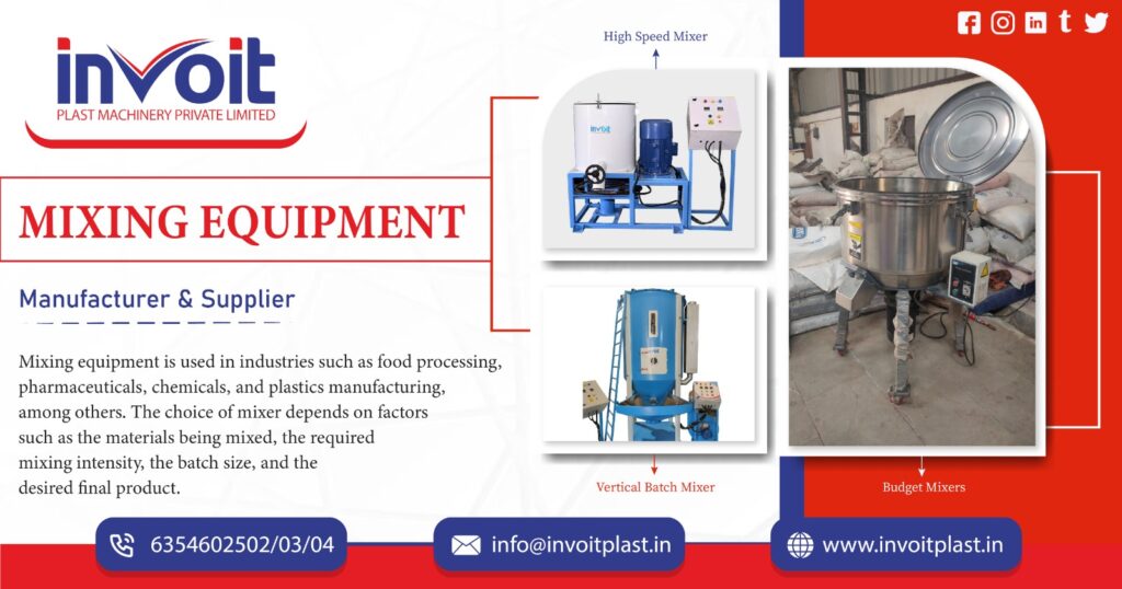 Mixing Equipment Manufacturer in Karnataka